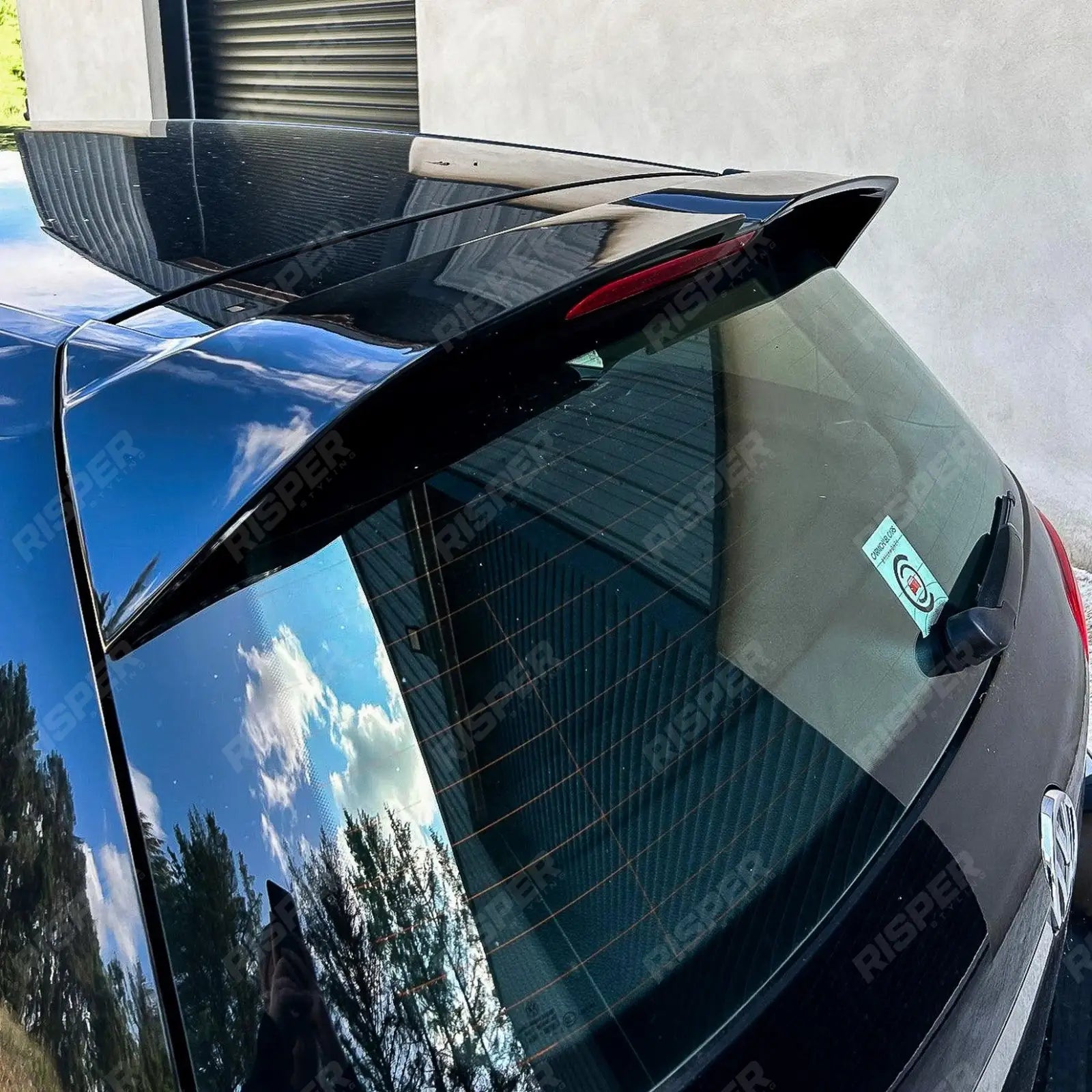 Volkswagen Golf MK7/7.5 TSI/TDI 2012 - 2020 - Oettinger Style Rear Spoiler in Gloss Black