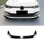 VOLKSWAGEN GOLF MK8 2020-2023 STANDARD (STYLE/LIFE) FRONT SPLITTER IN GLOSS BLACK Front Splitter