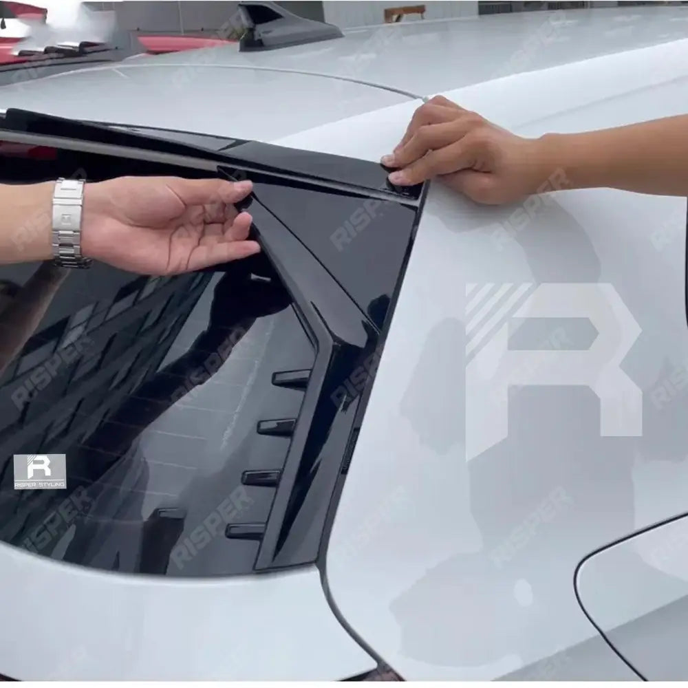 Volkswagen Golf MK8 2020+ - Gloss Black Rear Window Blade Wings