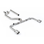 Volkswagen Golf MK8.5 GTi 2024+ 265ps) Milltek Sport OPF Back Exhaust System Race System (Loudest) - Brushed Titanium