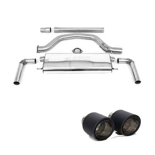 Volkswagen Golf MK8.5 GTi 2024+ 265ps) Milltek Sport OPF Back Exhaust System Resonated EC Approved - Carbon Jet Tips