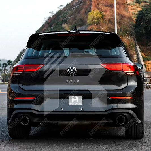 Volkswagen Golf MK8 GTD/GTE/GTI/R/R Line 2020+ - Oettinger Style Spoiler in Gloss Black