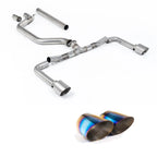 Volkswagen Golf MK8 GTi 2020-2024 (245ps) Milltek Sport OPF Back Exhaust System Race System (Loudest) - Burnt/Blue