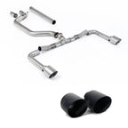 Volkswagen Golf MK8 GTi 2020-2024 (245ps) Milltek Sport OPF Back Exhaust System Race System (Loudest) - Cerakote Black
