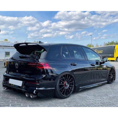 VOLKSWAGEN GOLF MK8 GTI 2020+ - CLUB SPORT CS STYLE REAR SPOILER - GLOSS BLACK - RisperStyling