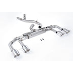 Volkswagen Golf MK8 R 2020-2024 (320ps) Milltek Sport Race OPF Back Exhaust System Race Non Valved (Loudest) - Polished