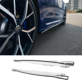 Volkswagen Golf R MK8 2020+ Risper Side Skirt Splitters In Gloss Black