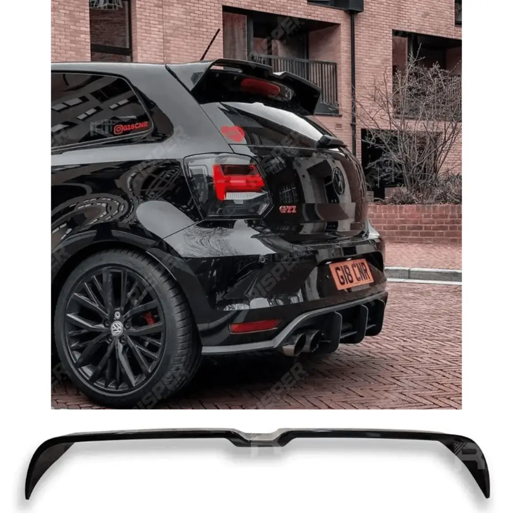 Volkswagen Polo MK5 6C/6R 2009 - 2017 - Oettinger Style Rear Spoiler in Gloss Black