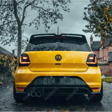Volkswagen Polo MK5 6C GTI 2014 - 2018 - Rear Blade Style Diffuser in Gloss Black
