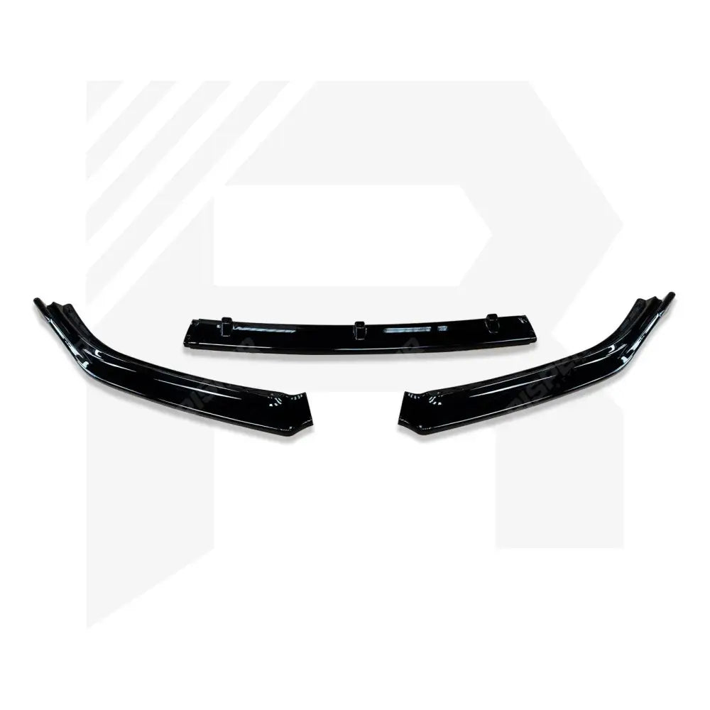 Volkswagen Polo MK5 6R 6C 2009 - 2017 GTI R Front Splitter In Gloss Black