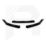 Volkswagen Polo MK5 6R 6C 2009 - 2017 GTI R Front Splitter In Gloss Black