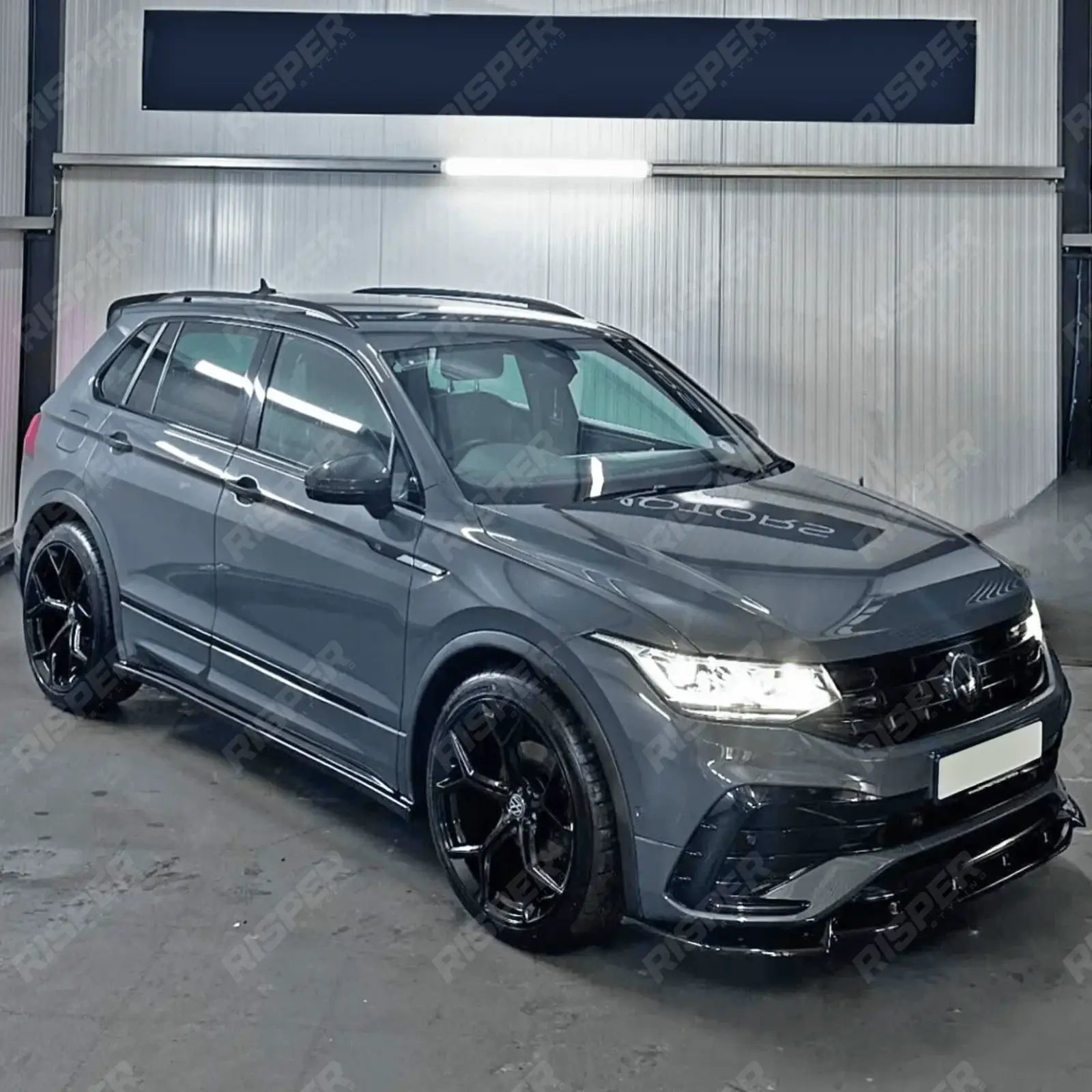 Volkswagen Tiguan MK2 R / R-LINE 2020+ Aero Body Kit - Gloss Black Aero Kit