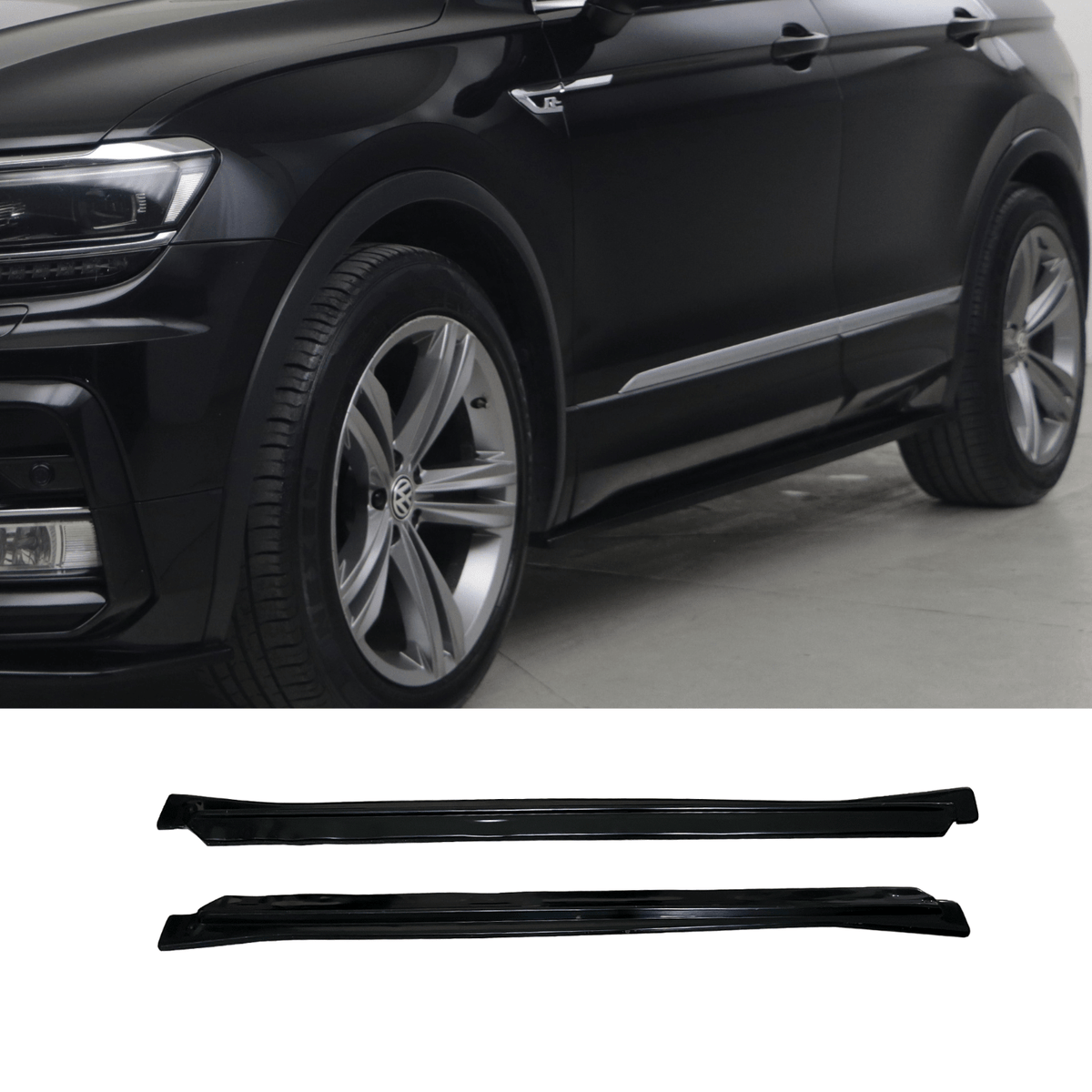 Volkswagen Tiguan Mk2 R - line Allspace 2015 - 2020 Side Skirts (2pcs)