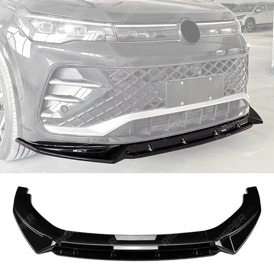 Volkswagen Tiguan MK3 2024+ R Line Front Splitter In Gloss Black Front Splitter