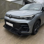 Volkswagen Tiguan MK3 2024+ R Line Front Splitter In Gloss Black Front Splitter