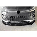 Volkswagen Tiguan MK3 2024+ R Line Front Splitter In Gloss Black Front Splitter