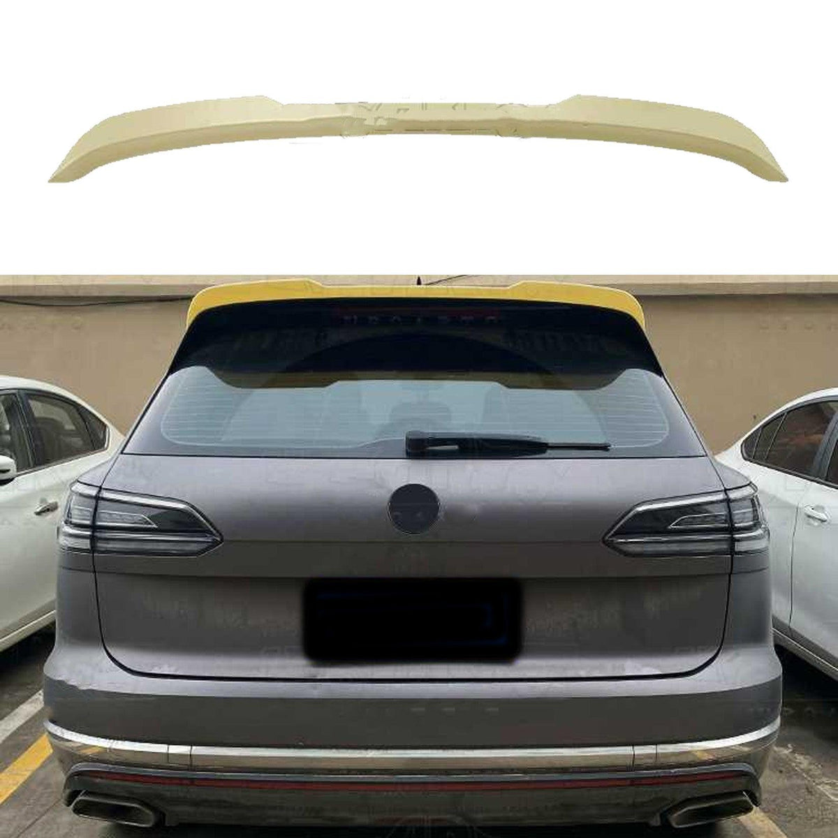 VOLKSWAGEN TOUAREG 2019-2022 REAR SPOILER CAP - IN GLOSS BLACK - RisperStyling