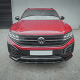 Volkswagen Touareg MK3 Facelift R Line 2023+ Front Splitter In Gloss Black