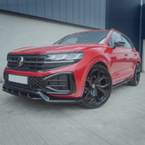 Volkswagen Touareg MK3 Facelift R Line 2023+ Front Splitter In Gloss Black