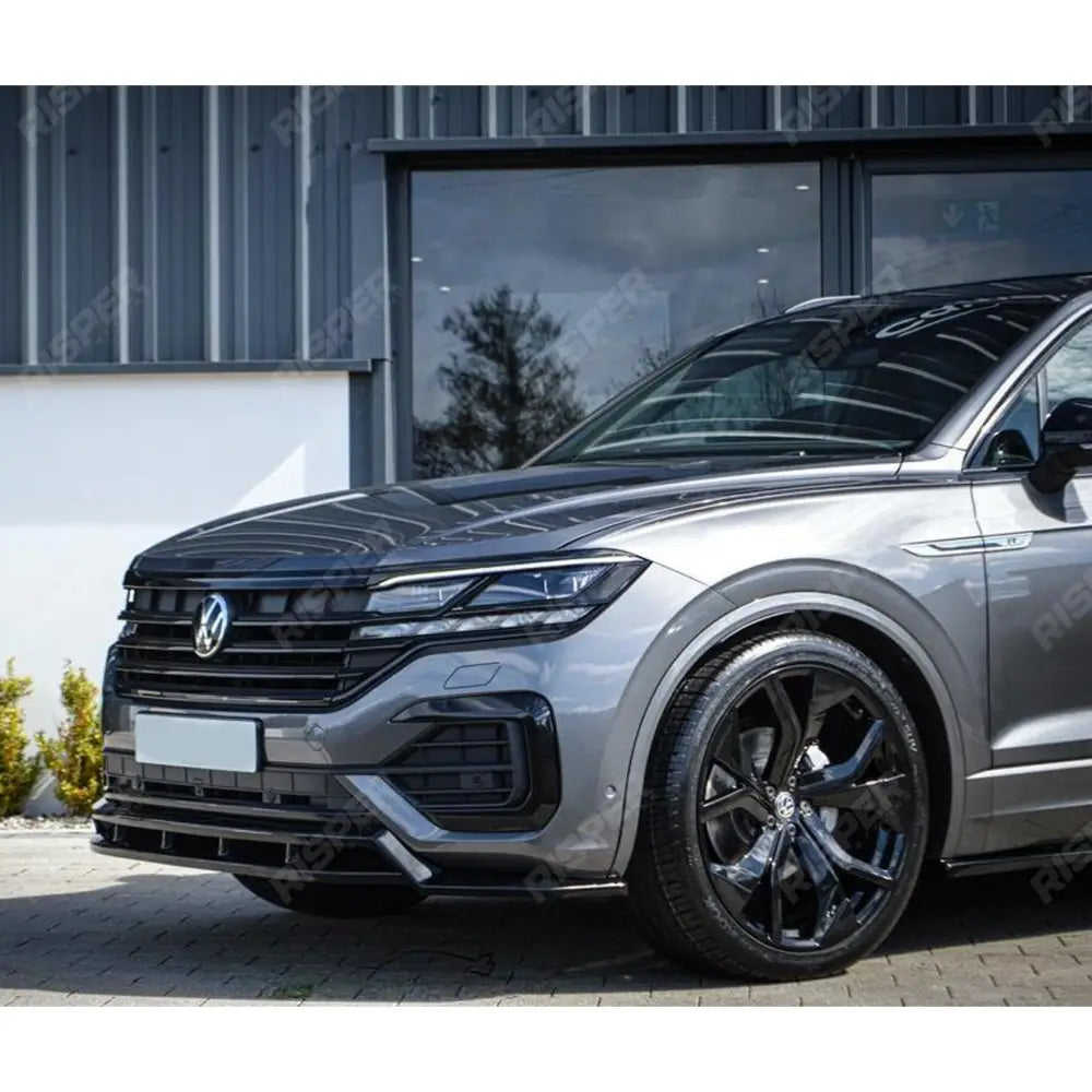 Volkswagen Touareg MK3 Pre Facelift R Line 2018 - 2023 Front Splitter In Gloss Black