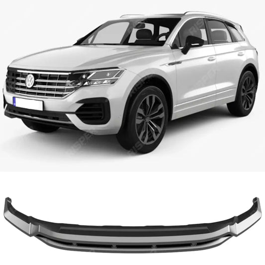 Volkswagen Touareg MK3 Pre Facelift R Line 2018 - 2023 Front Splitter In Gloss Black