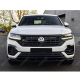 Volkswagen Touareg MK3 Pre Facelift R Line 2018 - 2023 Front Splitter In Gloss Black