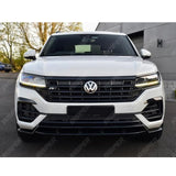 Volkswagen Touareg MK3 Pre Facelift R Line 2018 - 2023 Front Splitter In Gloss Black