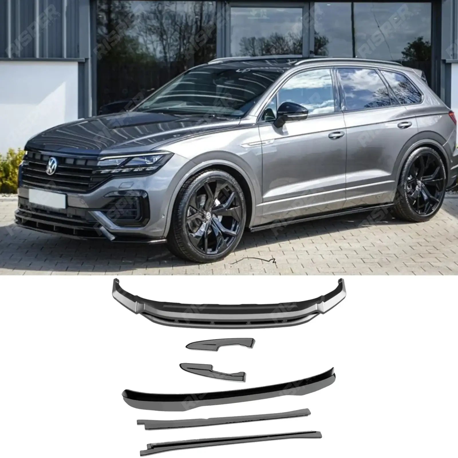 Volkswagen Touareg MK3 R Line 2018-2023 Aero Body Kit In Gloss Black Aero Kit Main image