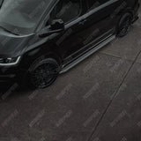 Volkswagen Transporter LWB T7 2025 On Trapezoid Side Bars In Stainless Steel