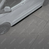 Volkswagen Transporter SWB T7 2025 on Trapezoid Side Bars In Gloss Black