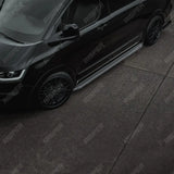 Volkswagen Transporter SWB T7 2025 On Trapezoid Side Bars In Stainless Steel