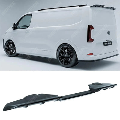 Volkswagen Transporter T7 2023+ Rear Tailgate Spoiler In Gloss Black Rear Spoilers