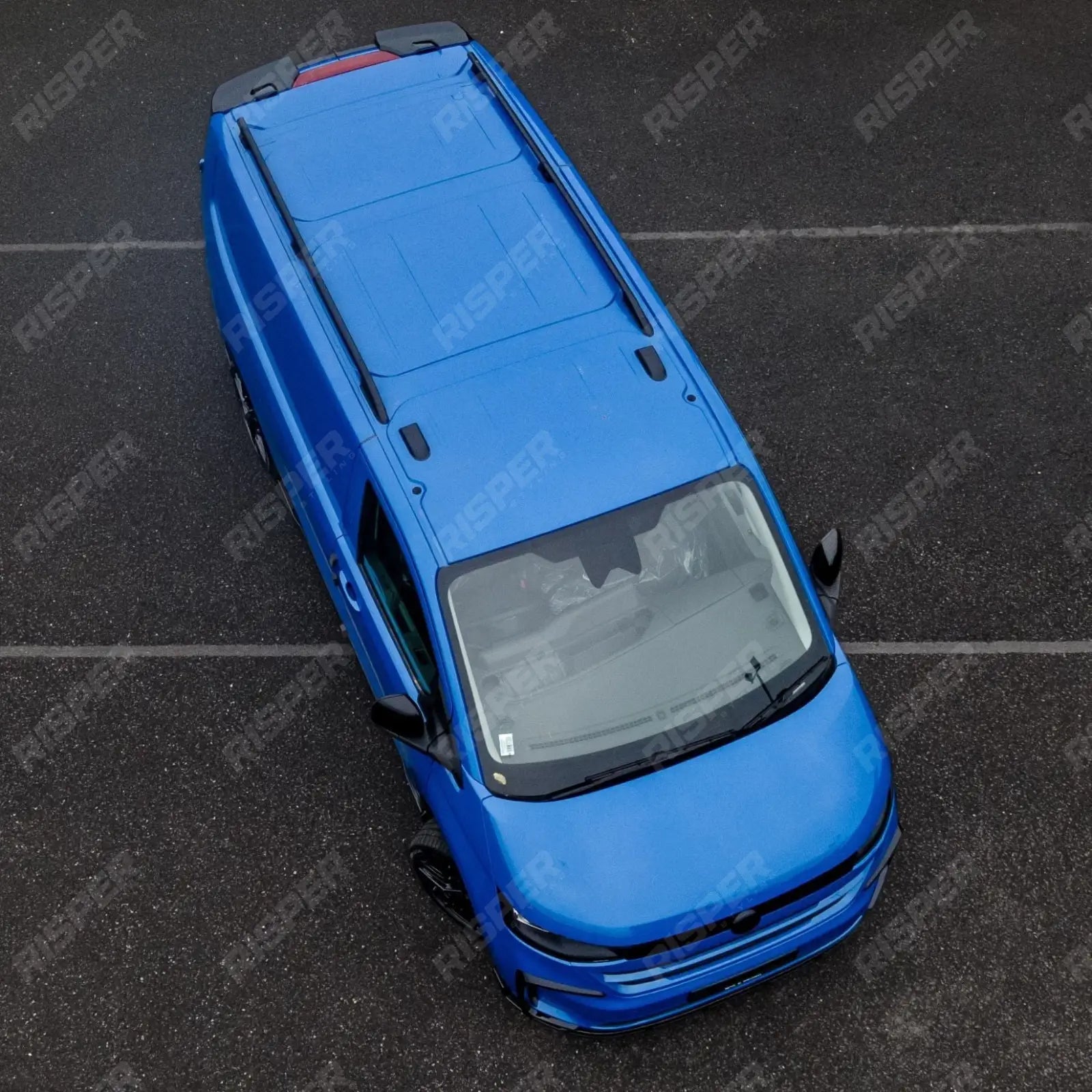 Volkswagen Transporter T7 2024+ LWB Sport Style Roof Rails In Black Roof Rails