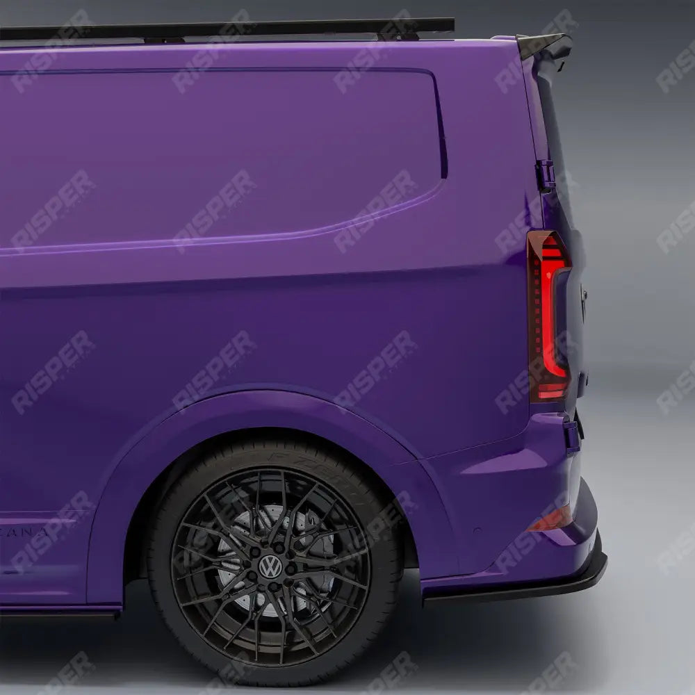Volkswagen Transporter T7 2025+ Barn Door V2 Spoiler In Gloss Black Spoiler