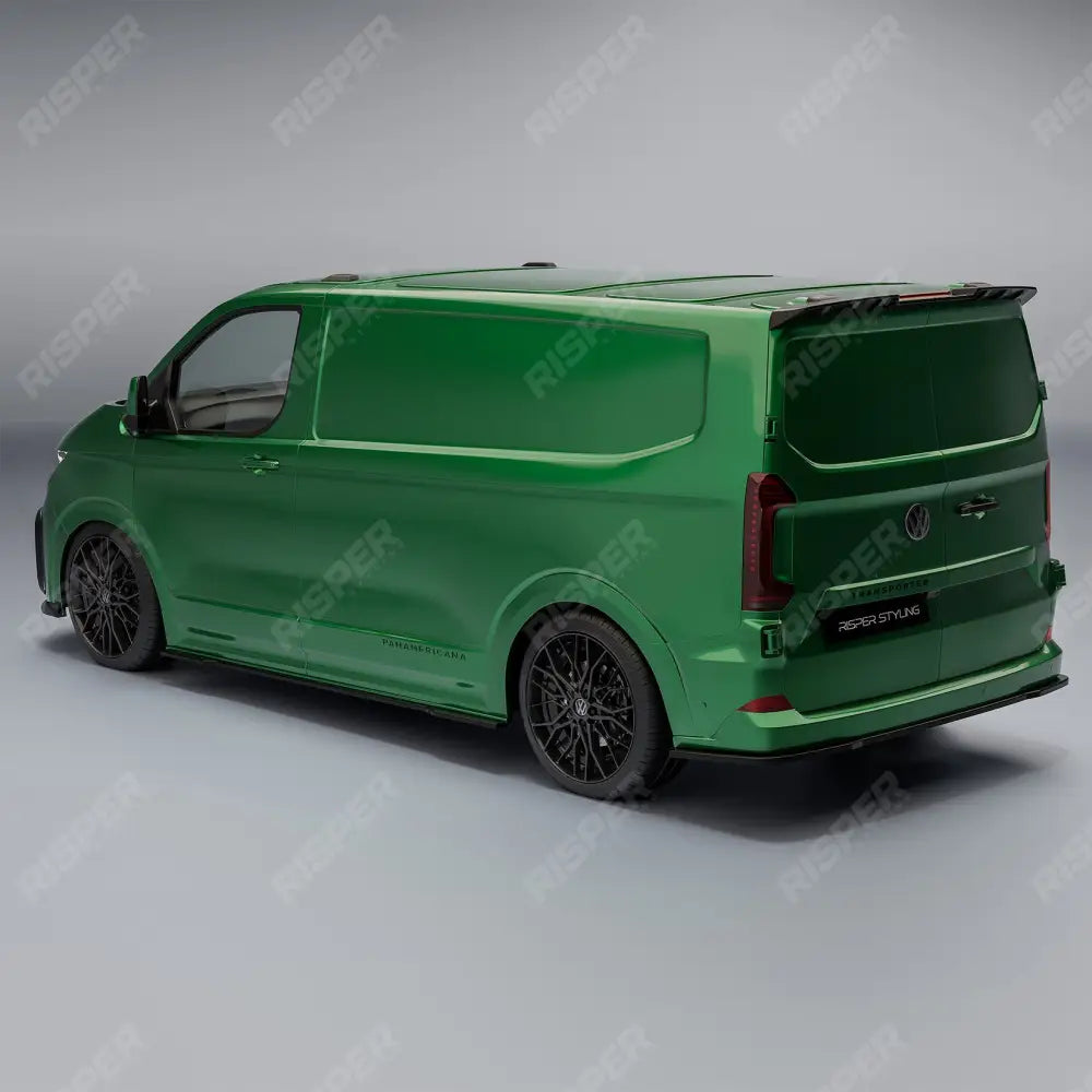 Volkswagen Transporter T7 2025+ LWB Side Skirt Splitters In Gloss Black Side Skirt Splitter