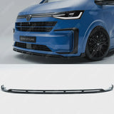 Volkswagen Transporter T7 2025 on Front Splitter Lip In Gloss Black Front Splitter