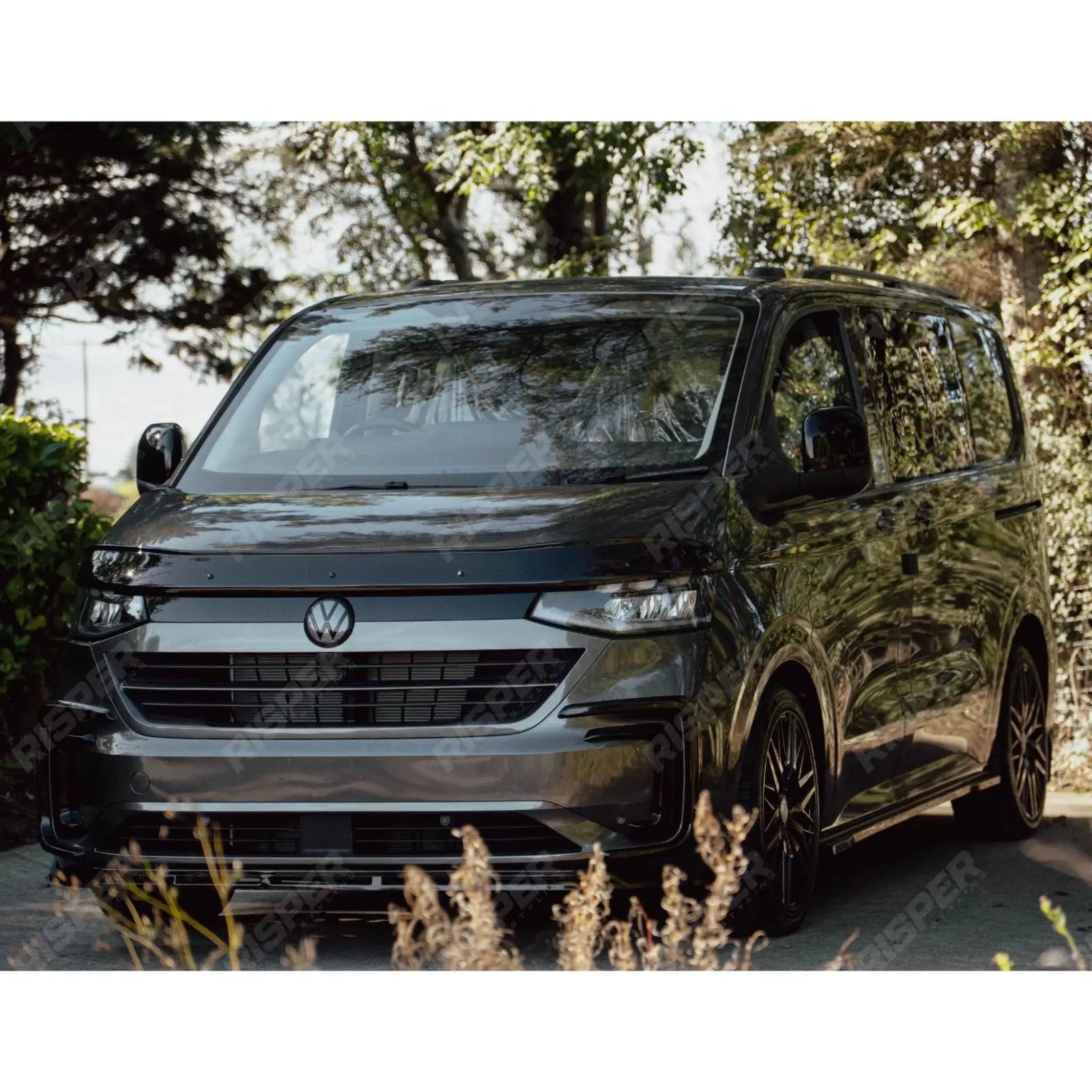 Volkswagen Transporter T7 2025 on Front Splitter Lip In Gloss Black Front Splitter