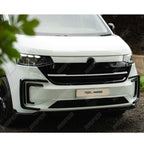 Volkswagen Transporter T7 2025 on Front Splitter Lip In Gloss Black Front Splitter