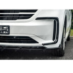 Volkswagen Transporter T7 2025 on Front Splitter Lip In Gloss Black Front Splitter