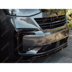 Volkswagen Transporter T7 2025 on Front Splitter Lip In Gloss Black Front Splitter