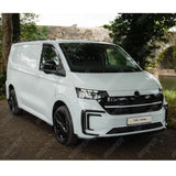 Volkswagen Transporter T7 2025 on Inner Canard Loops In Gloss Black Front Splitter