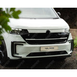 Volkswagen Transporter T7 2025 on Inner Canard Loops In Gloss Black Front Splitter