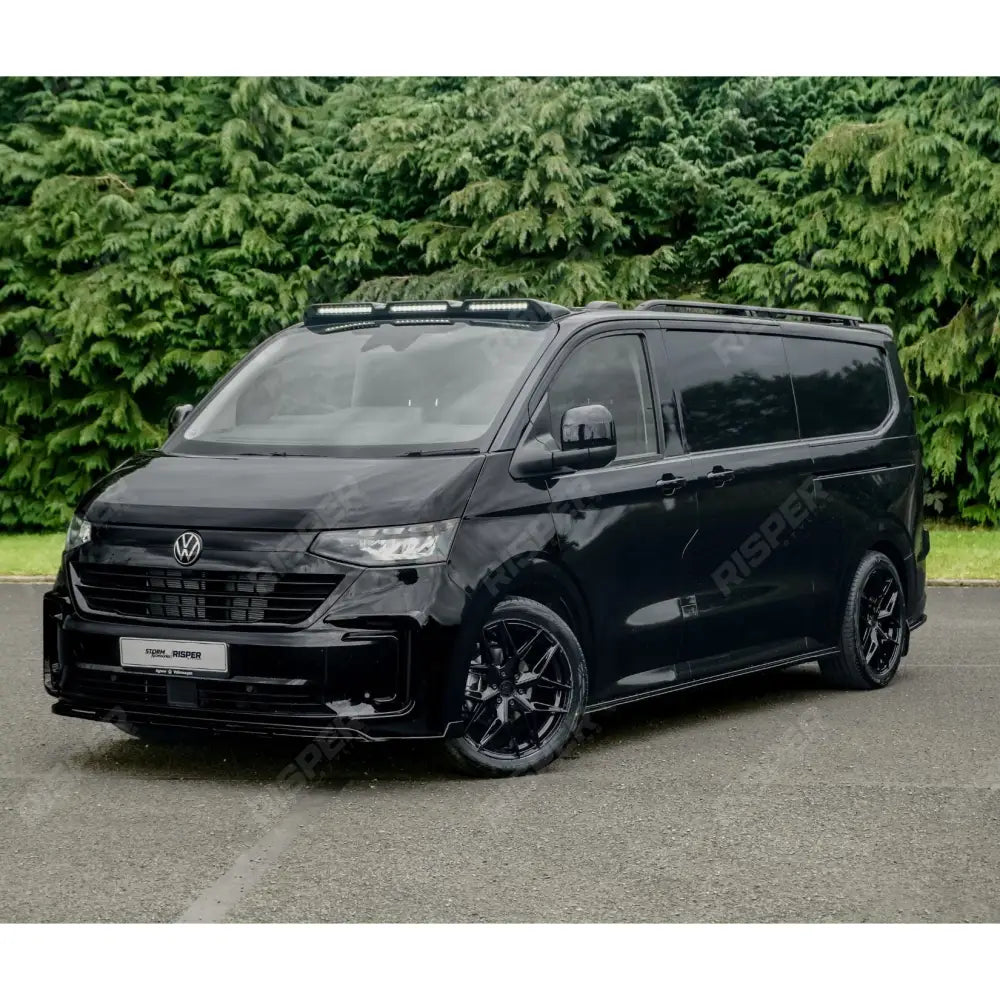 Volkswagen Transporter T7 2025 on Luminex Roof Light Pod With Amber Strobe Gloss Black Lights
