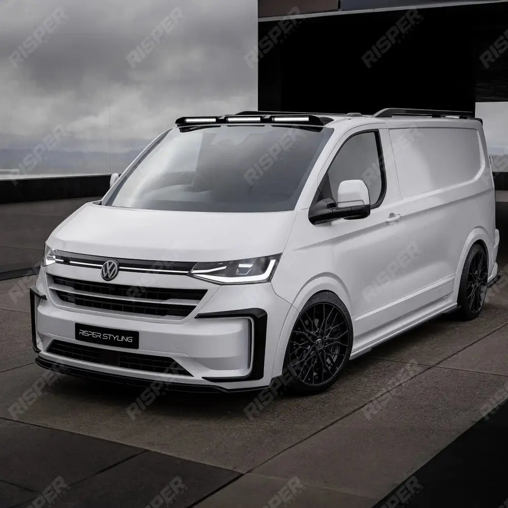 Volkswagen Transporter T7 2025 on Luminex Roof Light Pod With Amber Strobe Gloss Black