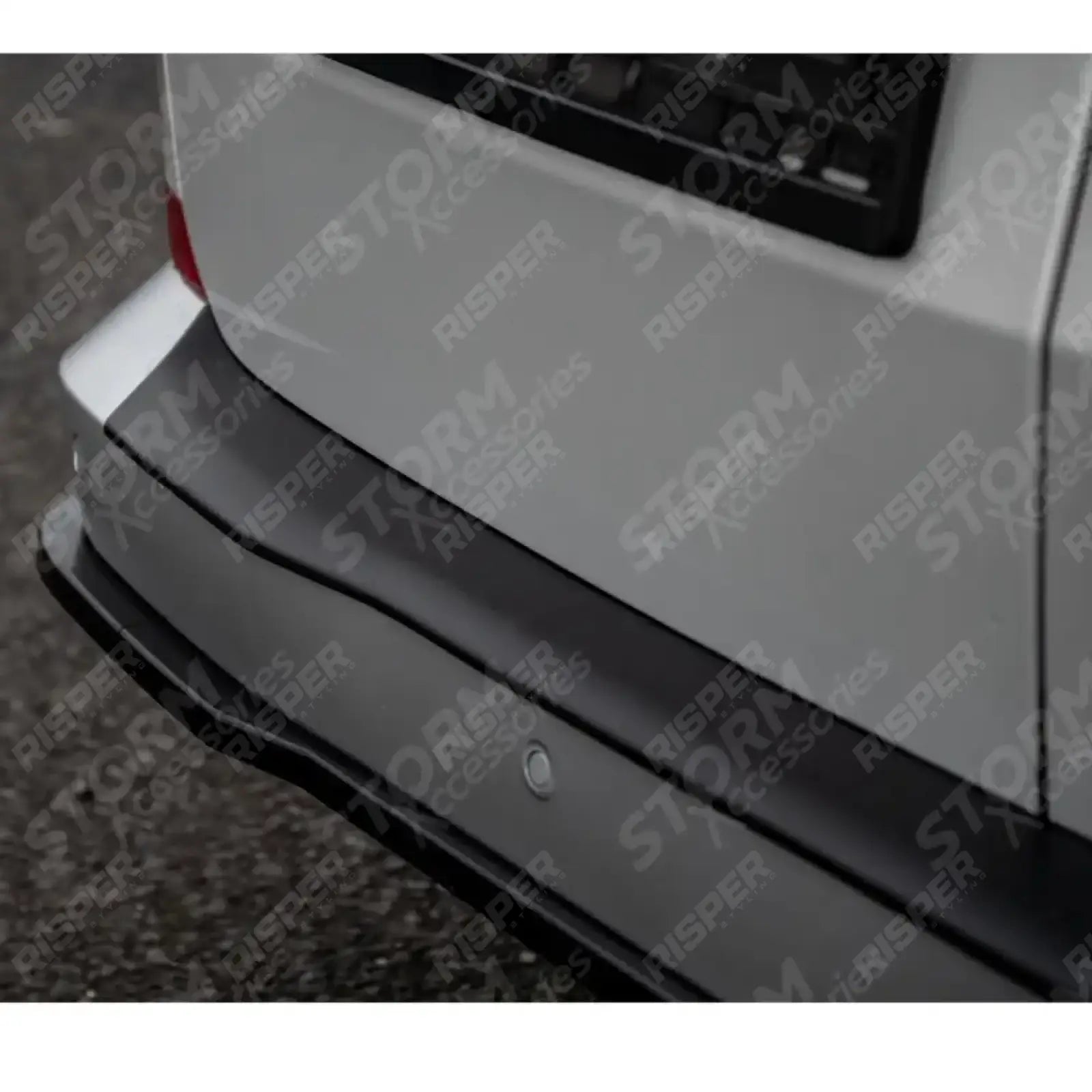Volkswagen Transporter T7 2025+ Rear Bumper Protector Black Matte Texture Secondary image