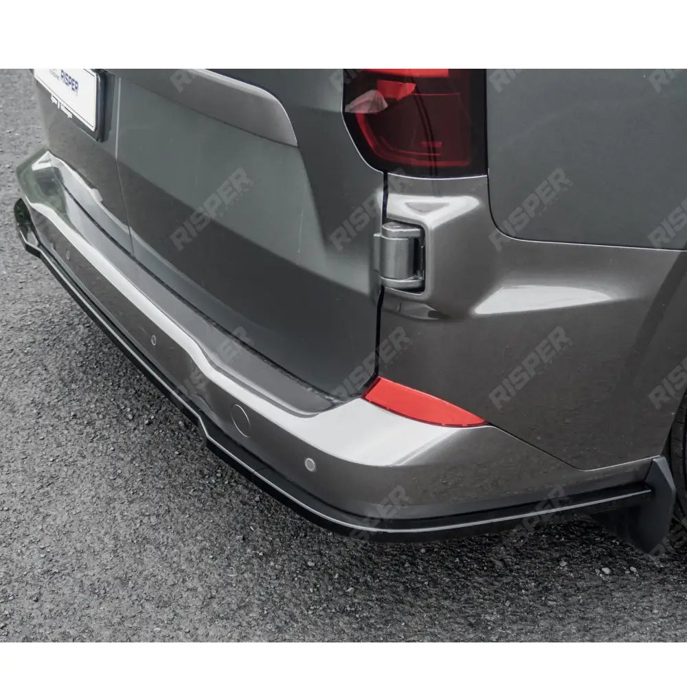 Volkswagen Transporter T7 2025+ Rear Bumper Splitter In Gloss Black Rear Bumper Splitters