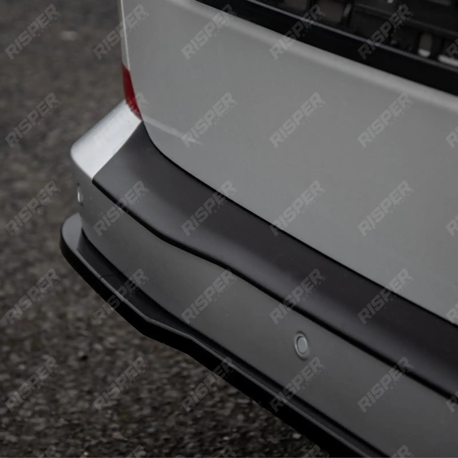 Volkswagen Transporter T7 2025+ Rear Bumper Splitter In Gloss Black Rear Bumper Splitters