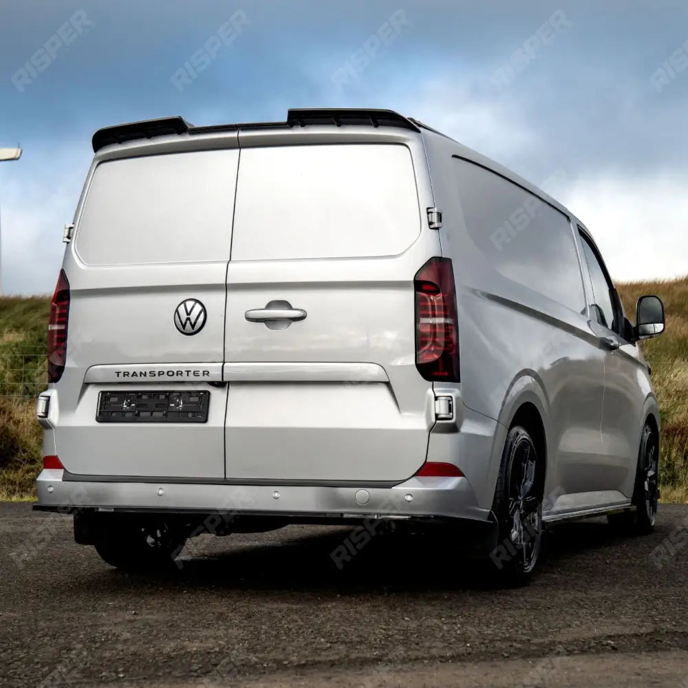 Volkswagen Transporter T7 2025+ Rear Bumper Splitter In Gloss Black Rear Bumper Splitters