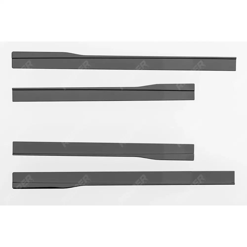 Ford Transit Custom MK2 2024 on SWB Side Skirt Splitters V2 In Gloss Black