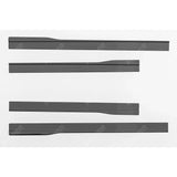 Ford Transit Custom MK2 2024 on SWB Side Skirt Splitters V2 In Gloss Black